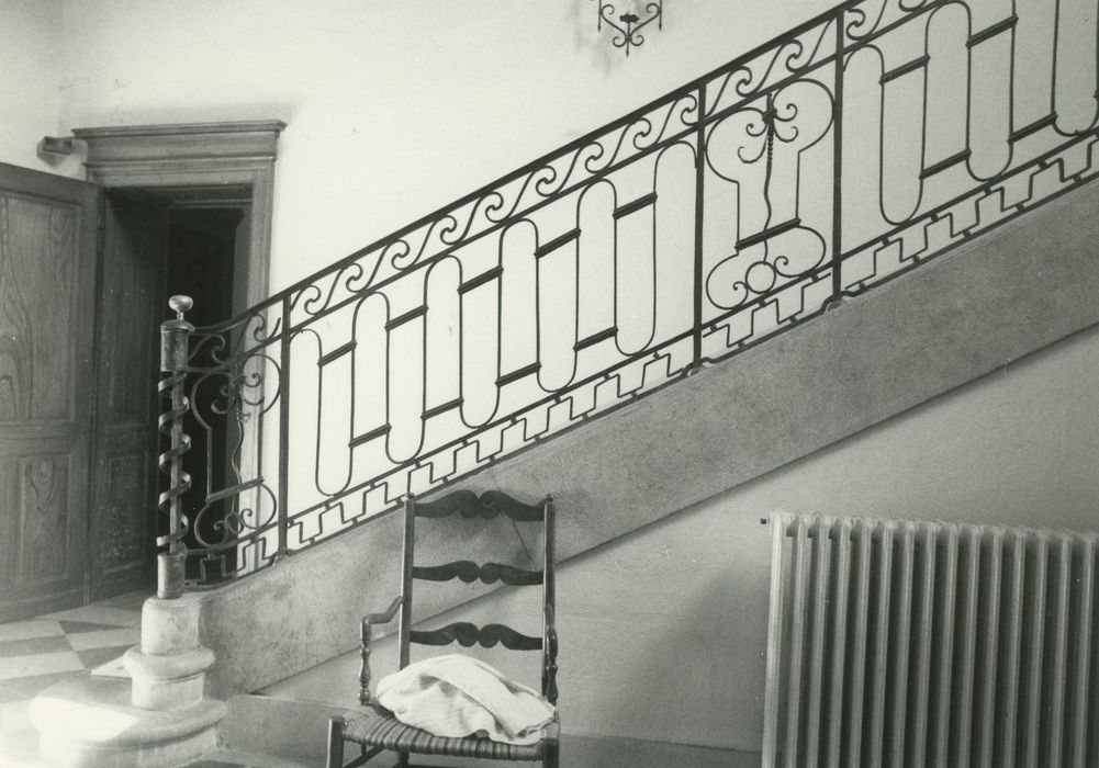 Hôtel Nayme : Escalier d’honneur, vue partielle