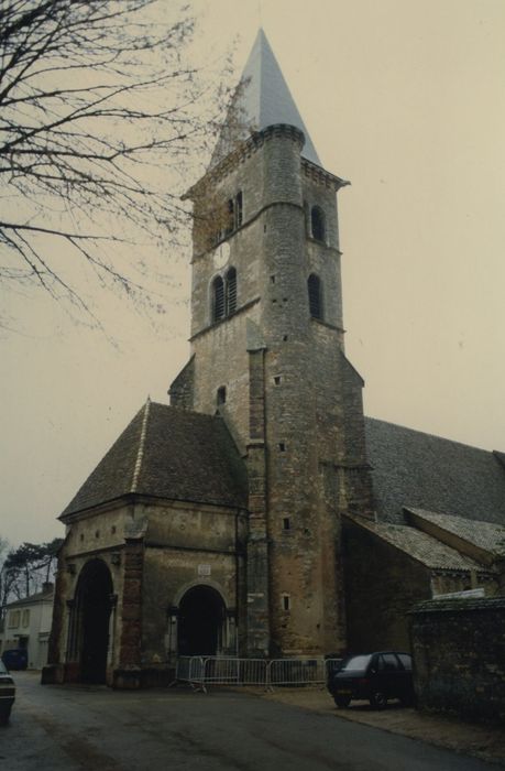 Eglise Notre-Dame de l'Assomption : Clocher, élévations sud-ouest, vue générale