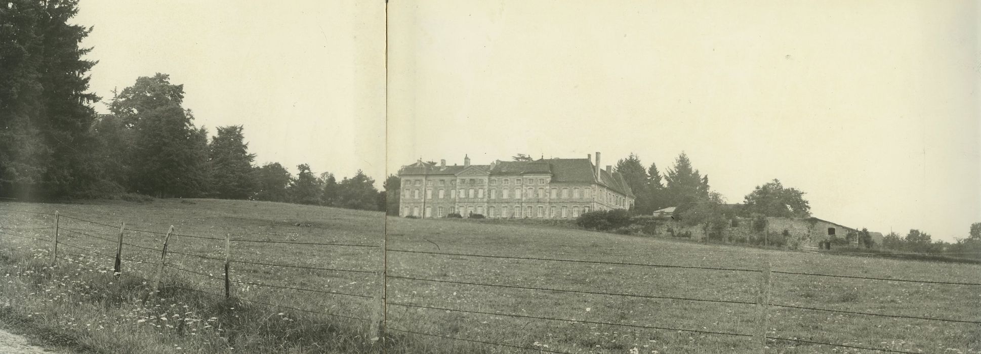 Château d'Audour : Ensemble sud, vue générale