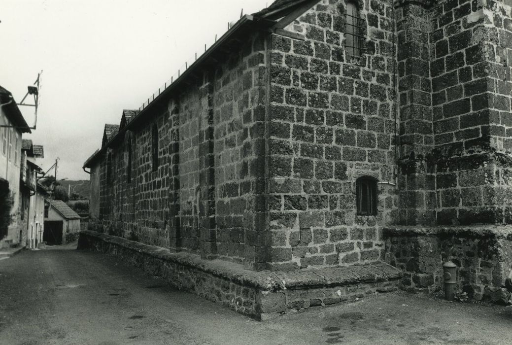 Eglise Saint-Saturnin : Façade latérale nord, vue générale