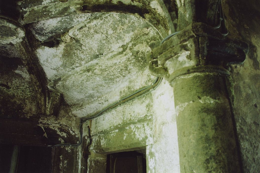 Château d'Estang : Escalier, détail