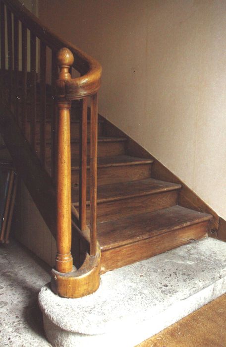 Maison Pradelle : Escalier, vue partielle