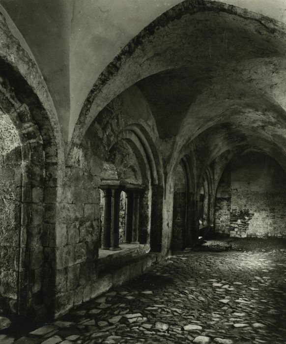 Ancien monastère Saint-Pierre : Salle capitulaire, vue partielle