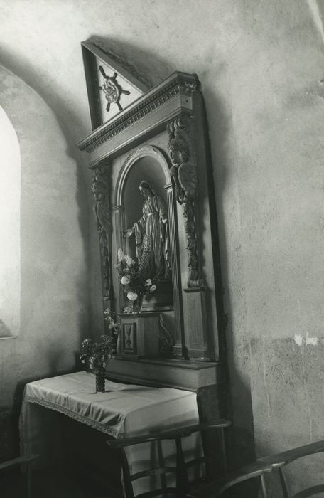 retable latéral, statue : Vierge de l’Immaculée Conception