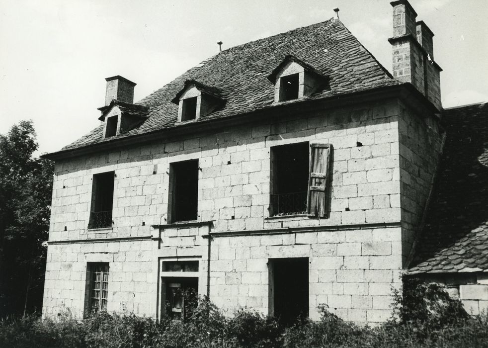 Château de Murat-la-Rabbe : Façade sud, vue générale