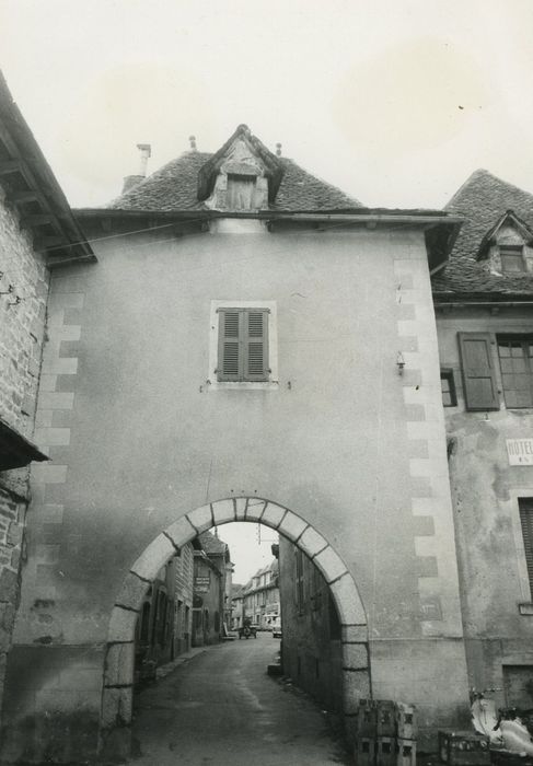 Anciennes portes : Porte Nord, élévation nord, vue générale