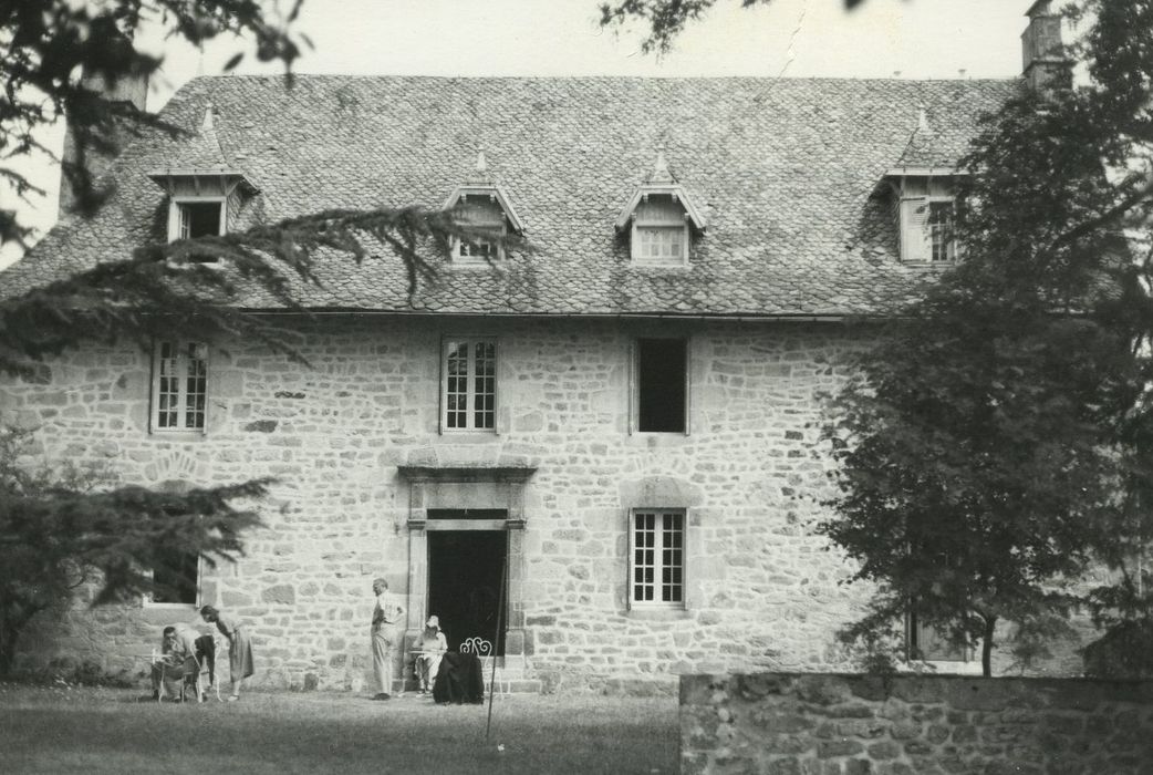 Domaine de Dilhac : Maison de maître, façade sud, vue partielle