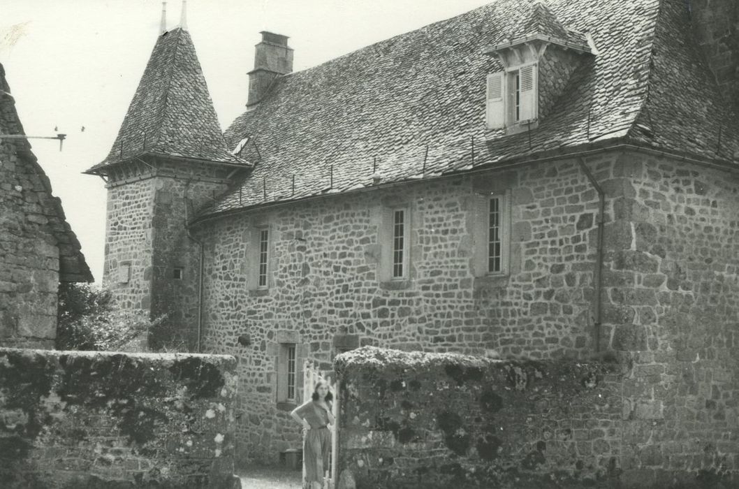 Domaine de Dilhac : Maison de maître, façade nord, vue partielle