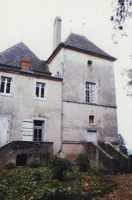 Château de Meix-Berthaud : Façade ouest, vue générale