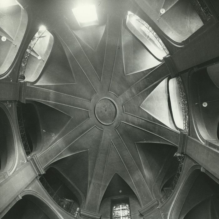 Hospice de la Charité : Chapelle, vue générale de la voûte