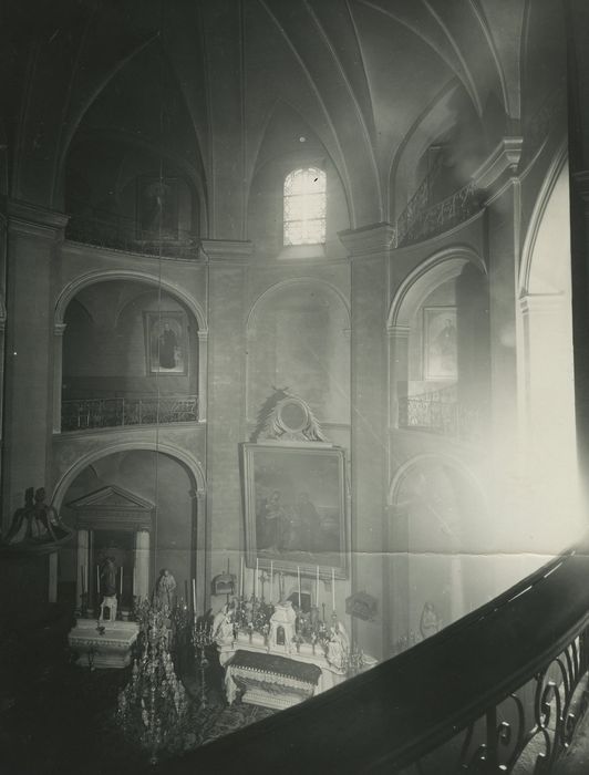 Hospice de la Charité : Chapelle, vue partielle du choeur