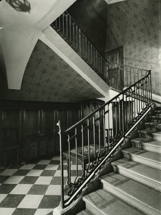 Hôtel Vantey : Escalier d’honneur, vue générale