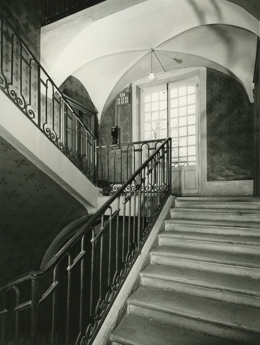 Hôtel Vantey : Escalier d’honneur, vue partielle