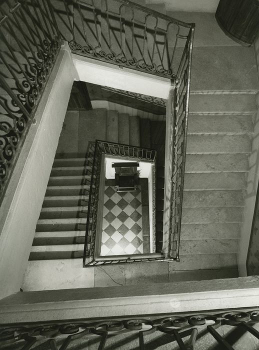 Hôtel Vantey : Escalier d’honneur, vue générale