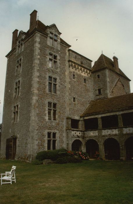 Château : Corps de logis, Ensemble sud-ouest, vue générale