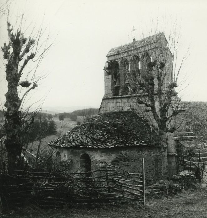 Eglise Saint-Sébastien : Chevet, vue générale