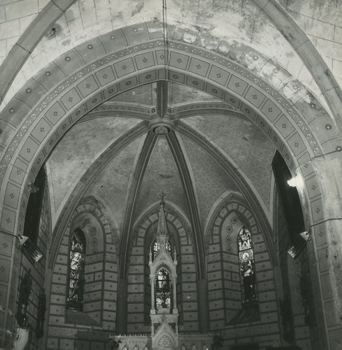 Eglise Saint-Sébastien : Choeur, vue partielle