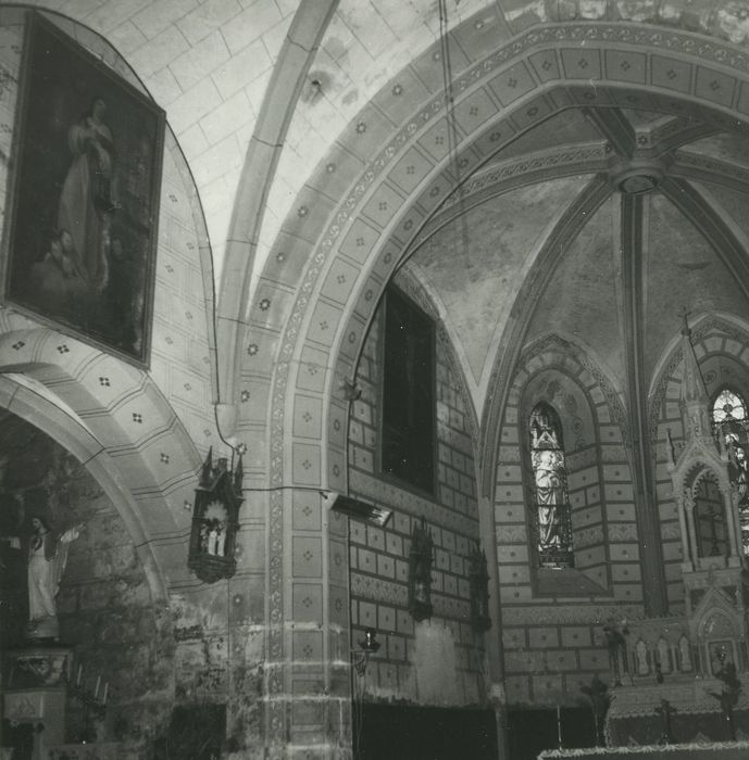 Eglise Saint-Sébastien : Choeur, vue partielle