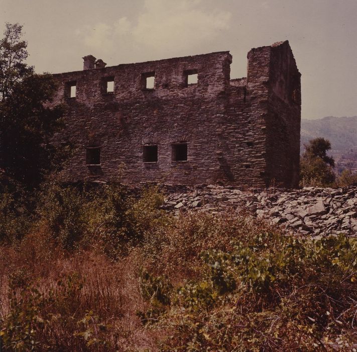 Ancien couvent Saint-Joseph : Façade est II, vue partielle des ruines