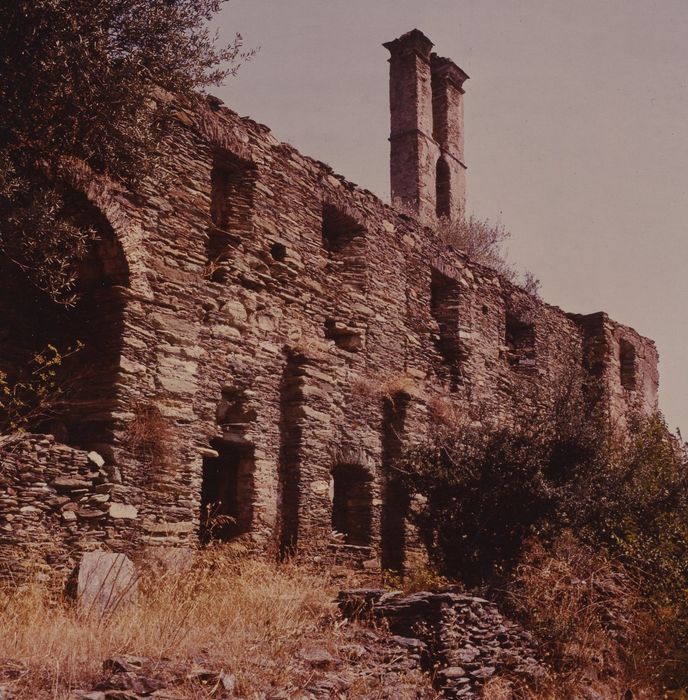 Ancien couvent Saint-Joseph : Façade sud I, vue partielle des ruines