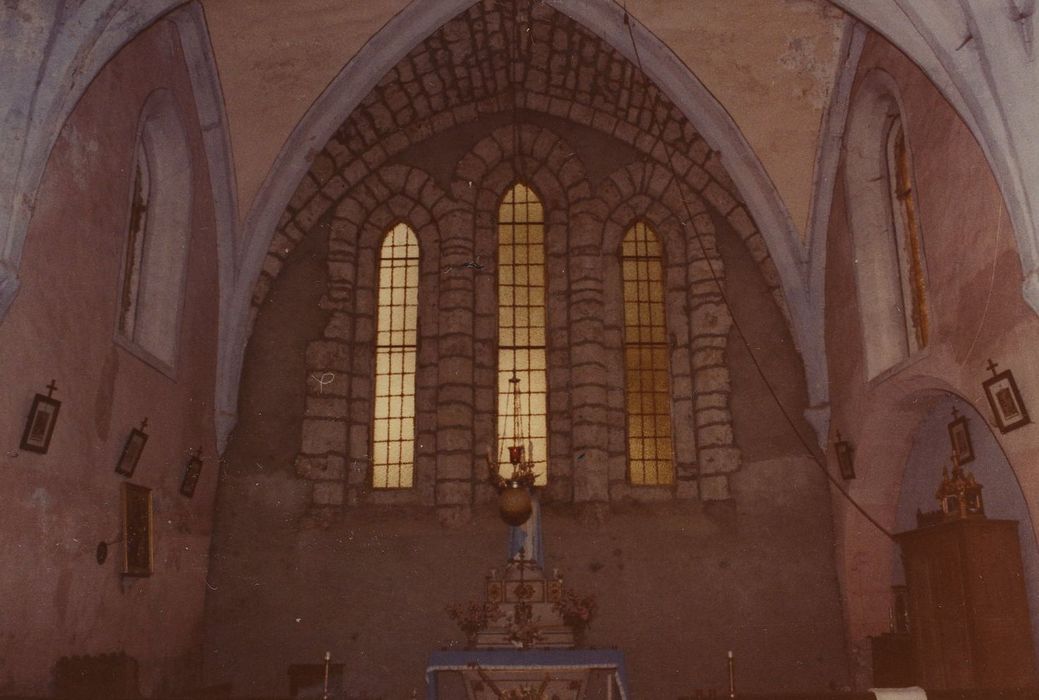 Chapelle de Flérier : Baies est, vue générale