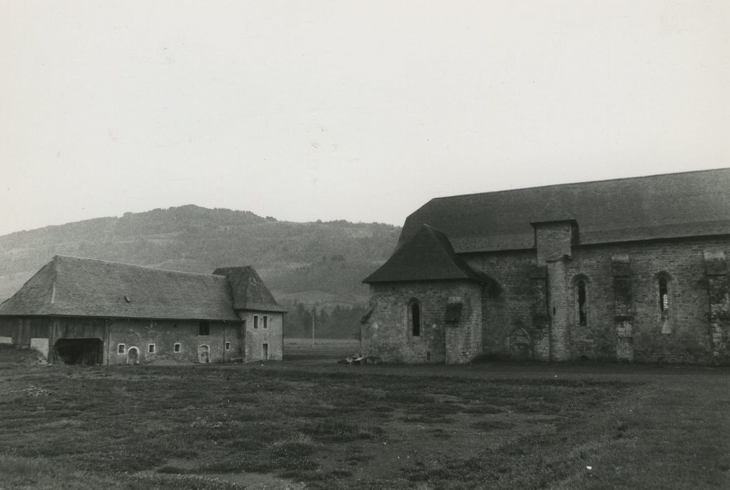 Abbaye de Mélan (ancienne) : Ensemble nord-ouest, vue partielle