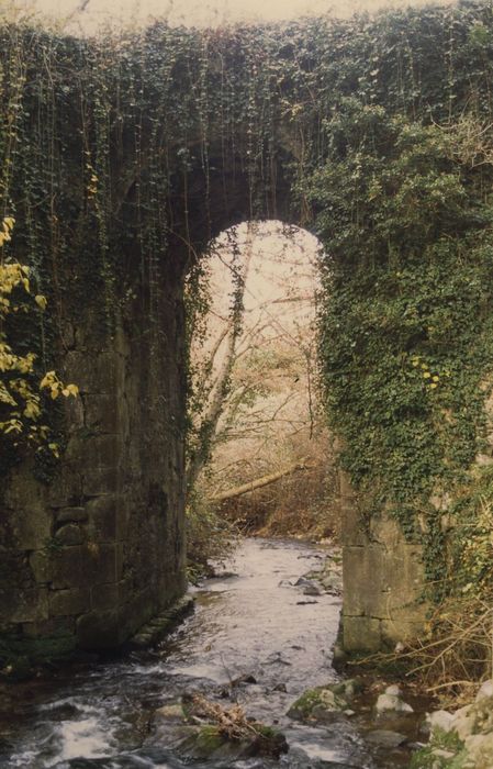 Château de Marclaz : Pont sur le Pamphiot, vue partielle