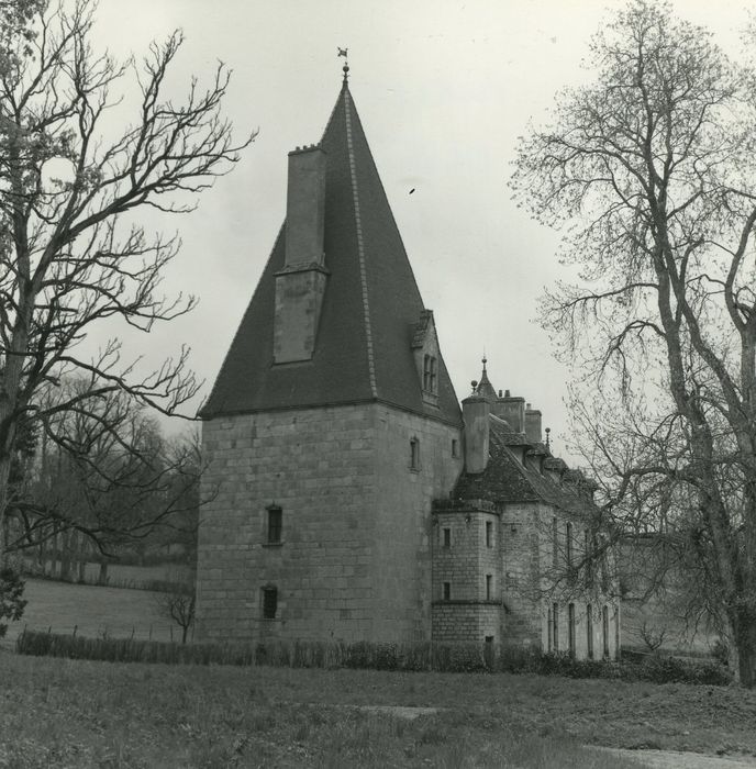 Domaine du château de Morlet : Ensemble est, vue générale