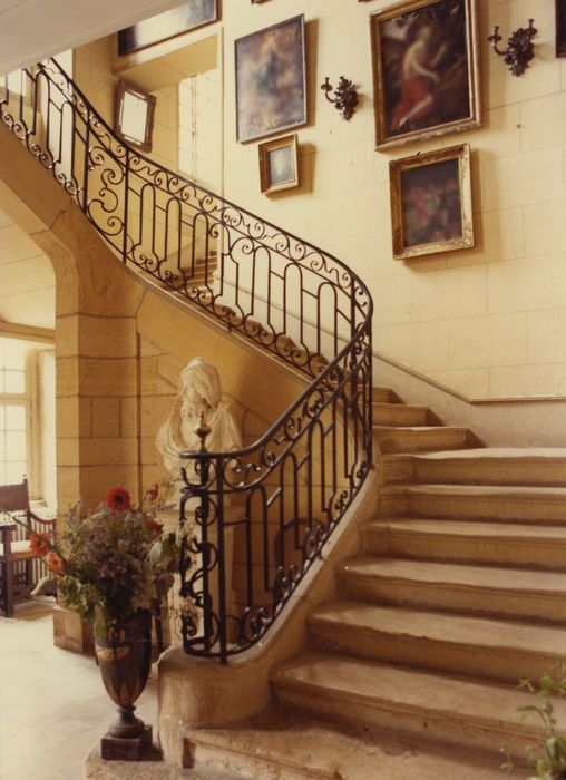 Château de Chaumont : Escalier d’honneur, vue générale