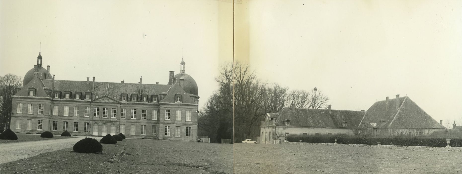 Château de Digoine : Ensemble sud, vue générale