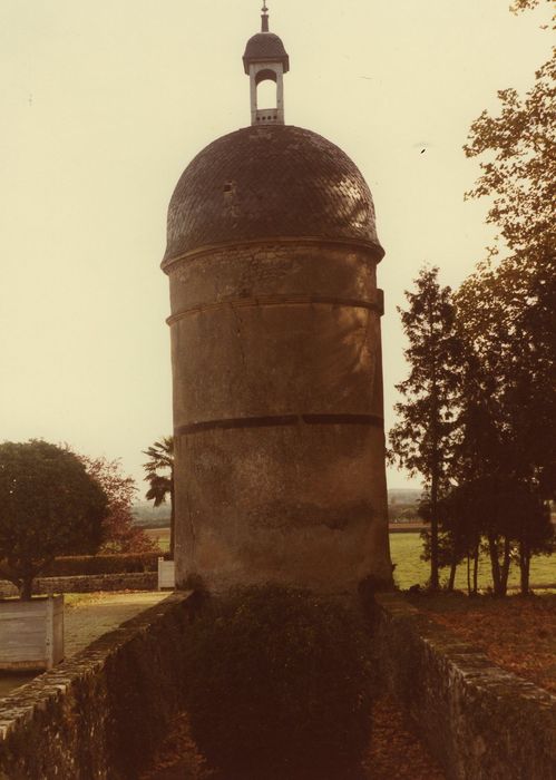 Château de Digoine : Tourelle sud-est, vue générale