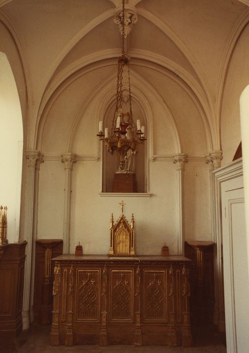 Château de Digoine : Chapelle, vue partielle