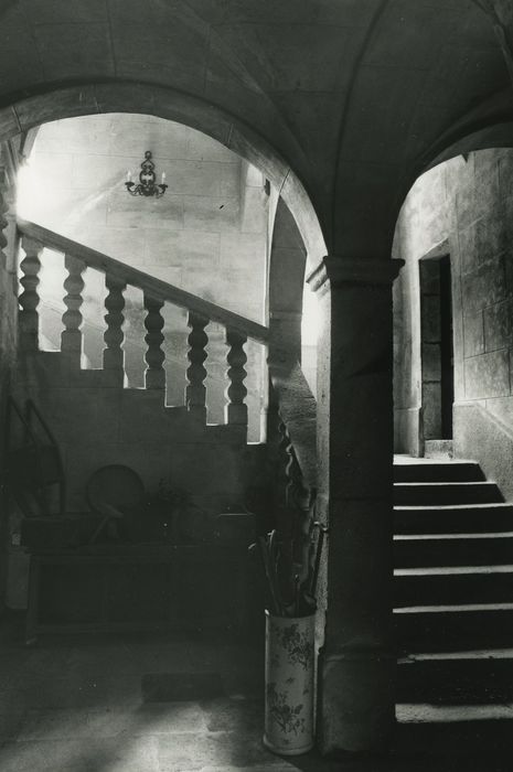 Château : Escalier d’honneur, vue partielle