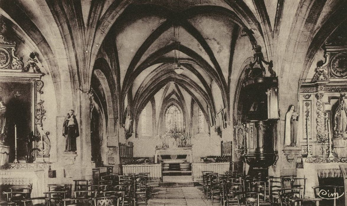 Eglise Saint-Géraud : Nef, vue générale