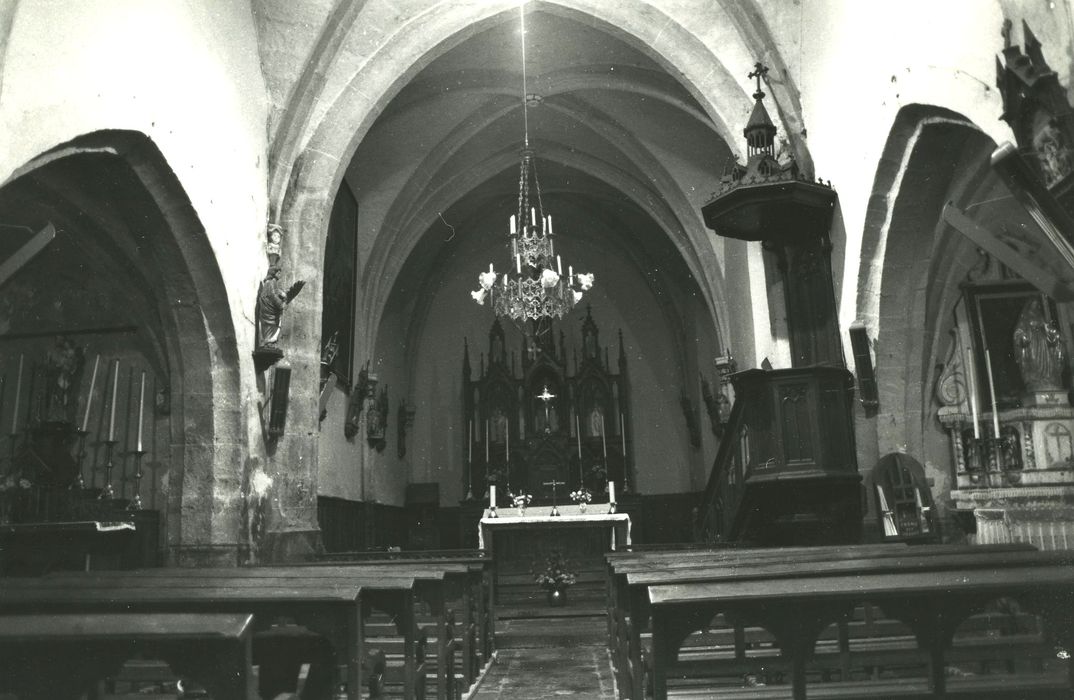 Eglise Saint-Men : Nef, vue générale