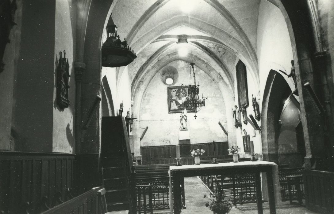 Eglise Saint-Men : Nef, vue générale