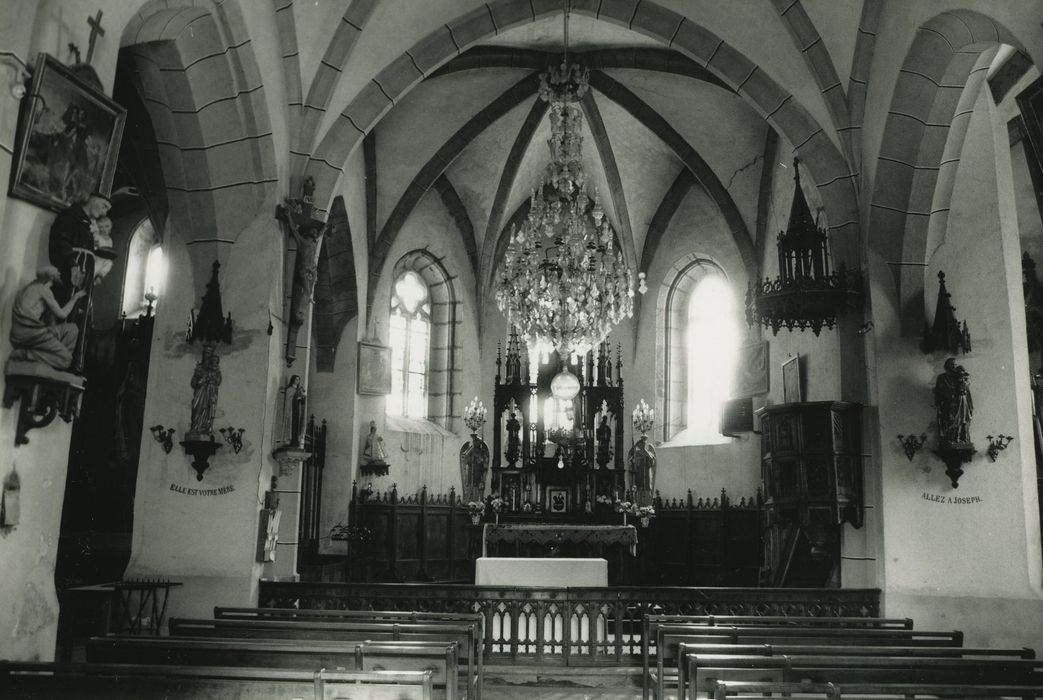 Eglise Saint-Etienne : Choeur, vue générale