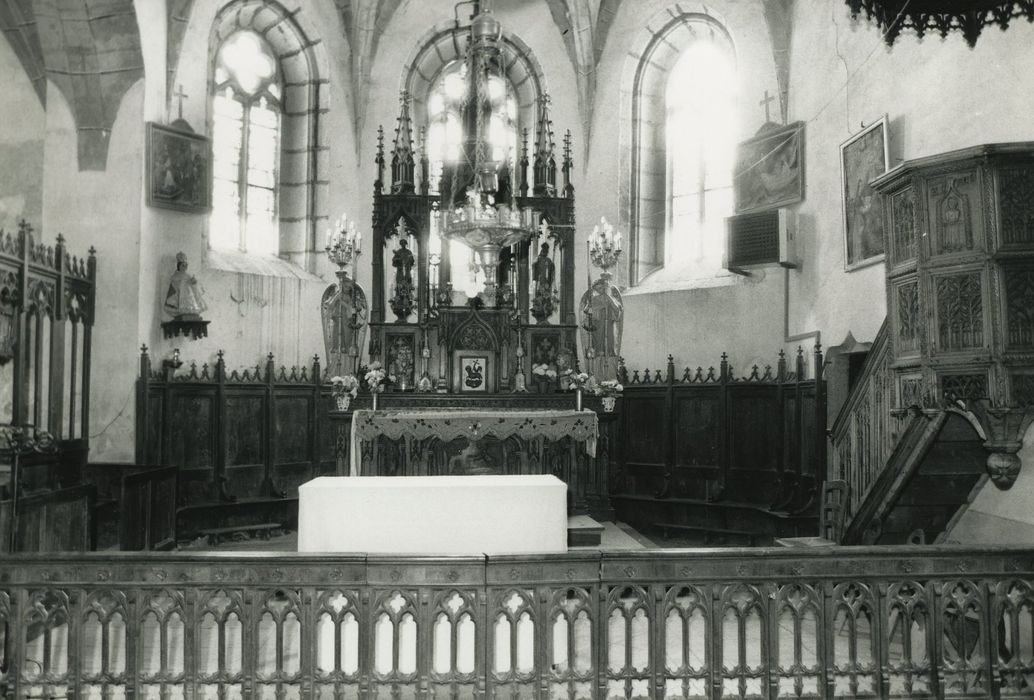 Eglise Saint-Etienne : Choeur, vue générale