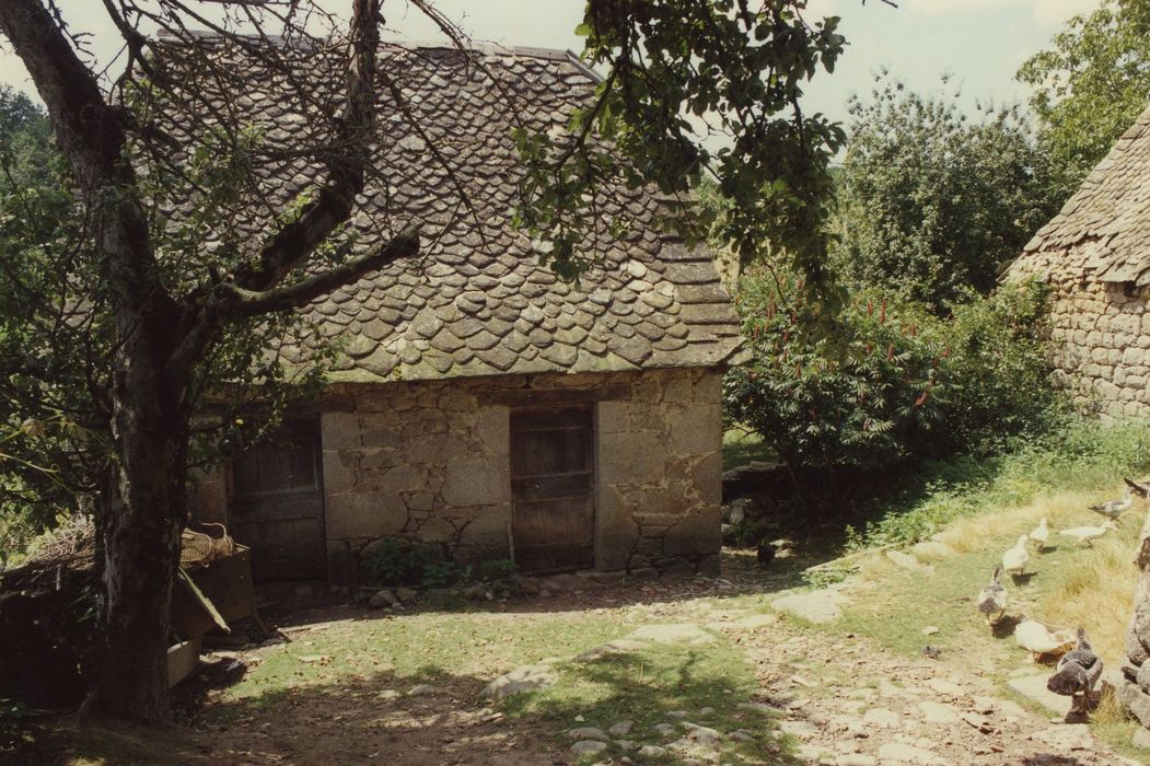 Ferme de Pressoire : Soue, façade est, vue générale