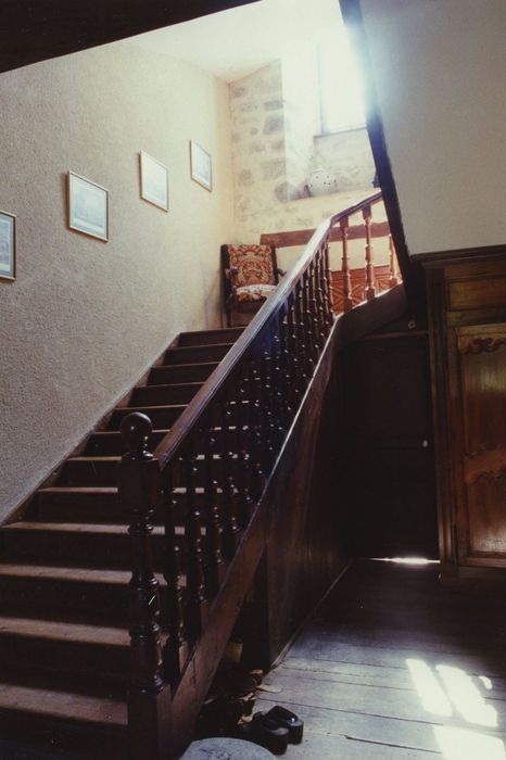 Château de Viescamp : Escalier, vue partielle