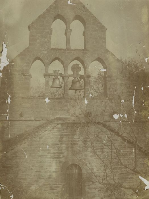 Eglise Saint-Blaise : Clocher, élévation ouest, vue générale