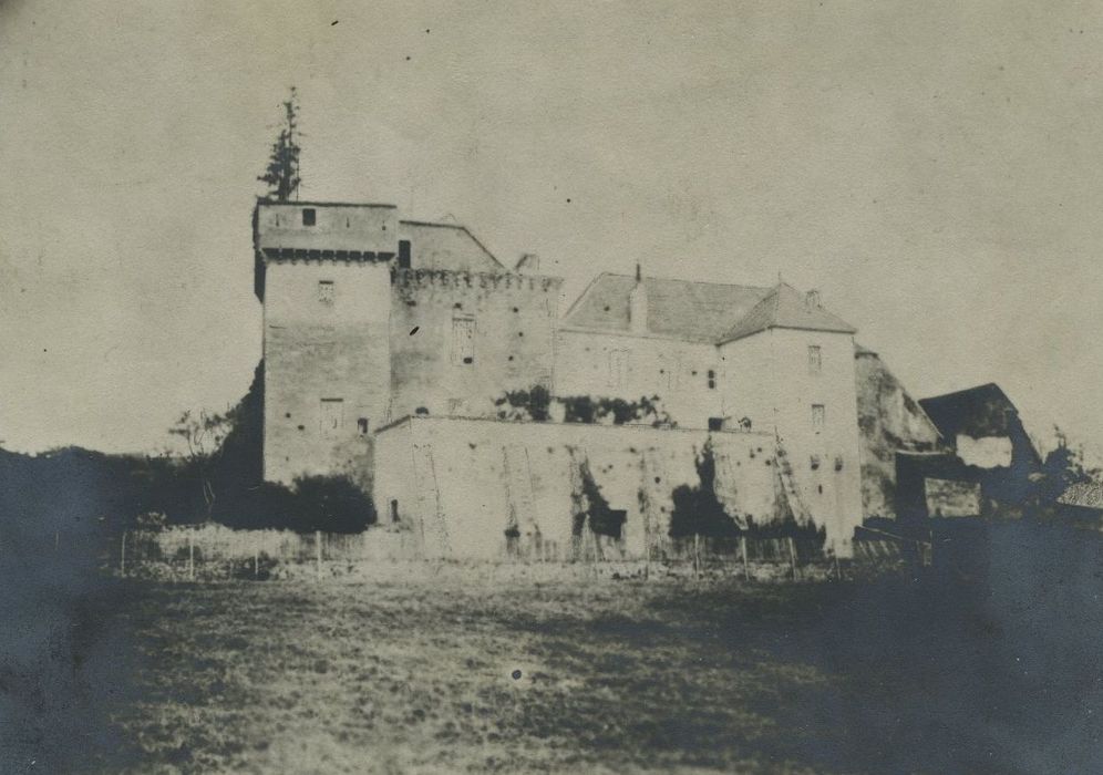 Château de Gros-Chigy : Ensemble sud, vue générale