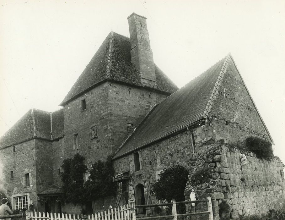 Château de Lally : Ensemble sud, vue partielle