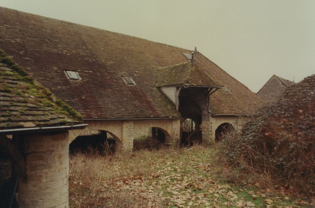 Tuilerie de Bissy : Façade ouest, vue partielle