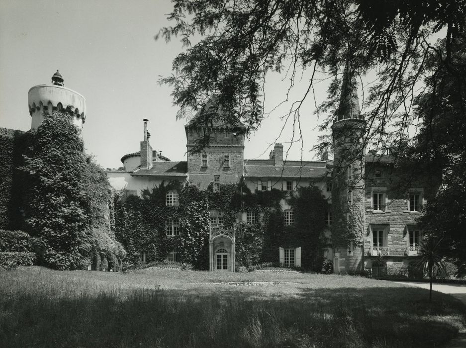 Château de Lamartine : Ensemble ouest, vue générale