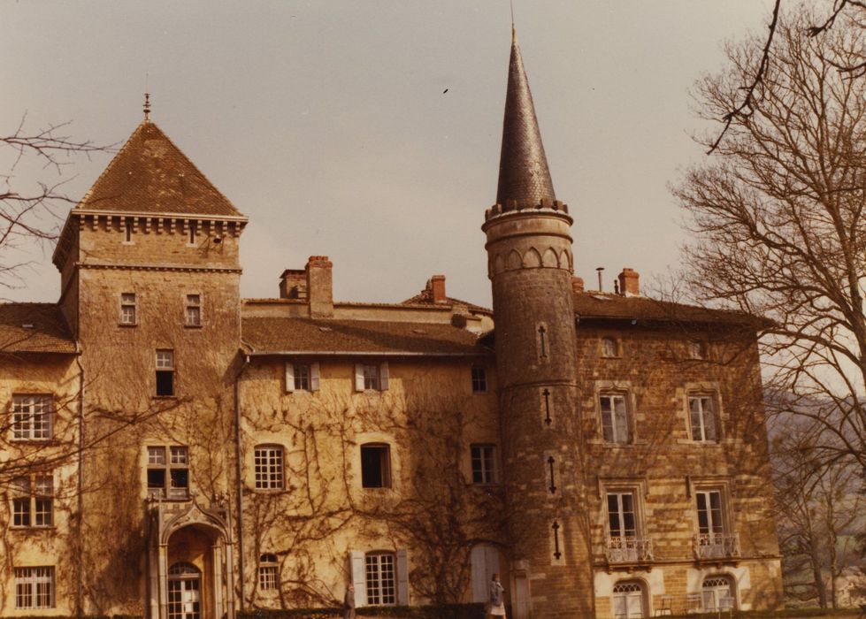 Château de Lamartine : Ensemble ouest, vue générale