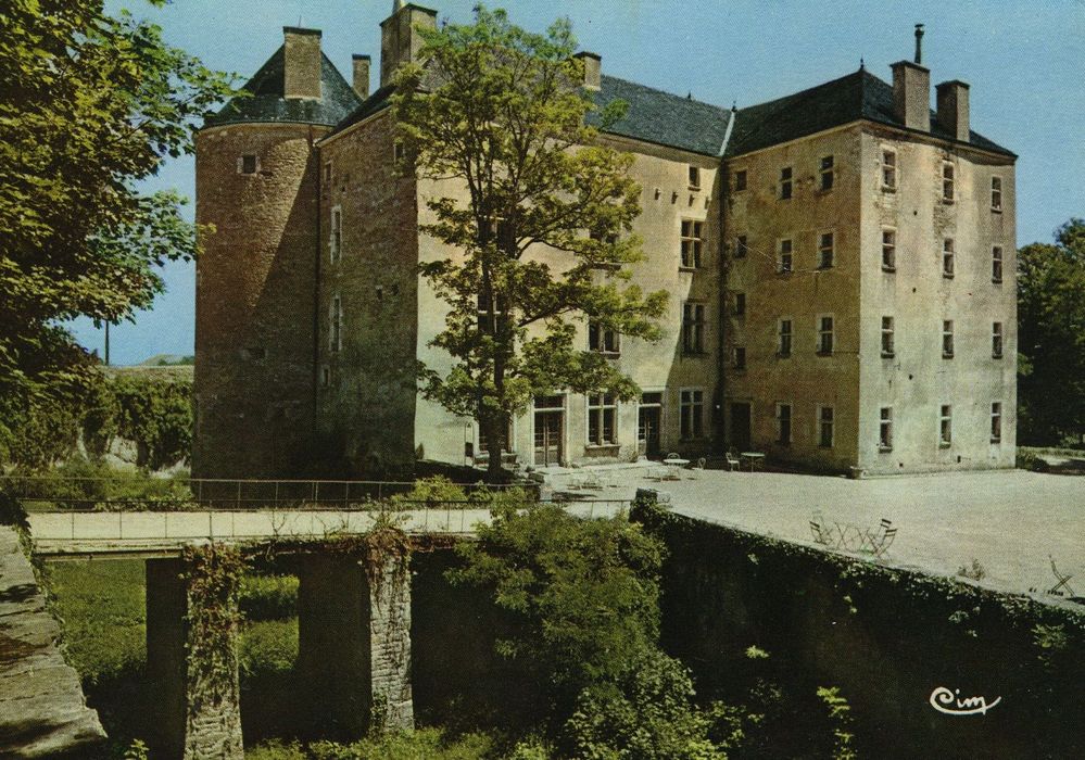 Château de Ruffey : Ensemble sud-ouest, vue générale