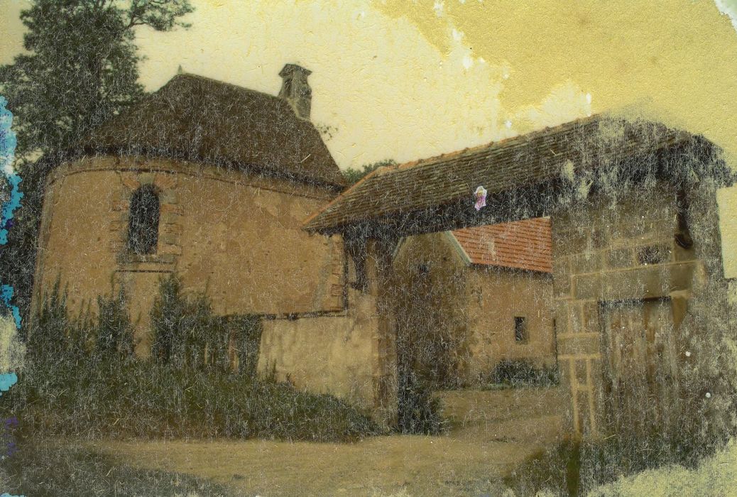 Château de Morcoux : Chapelle, ensemble nord-est, vue générale