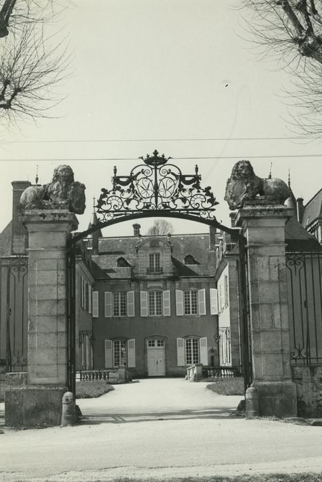 Château du Terreau : Portail d’accès est, vue générale