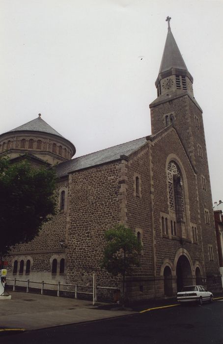 Eglise du Sacré Coeur : Ensemble sud-ouest, vue partielle